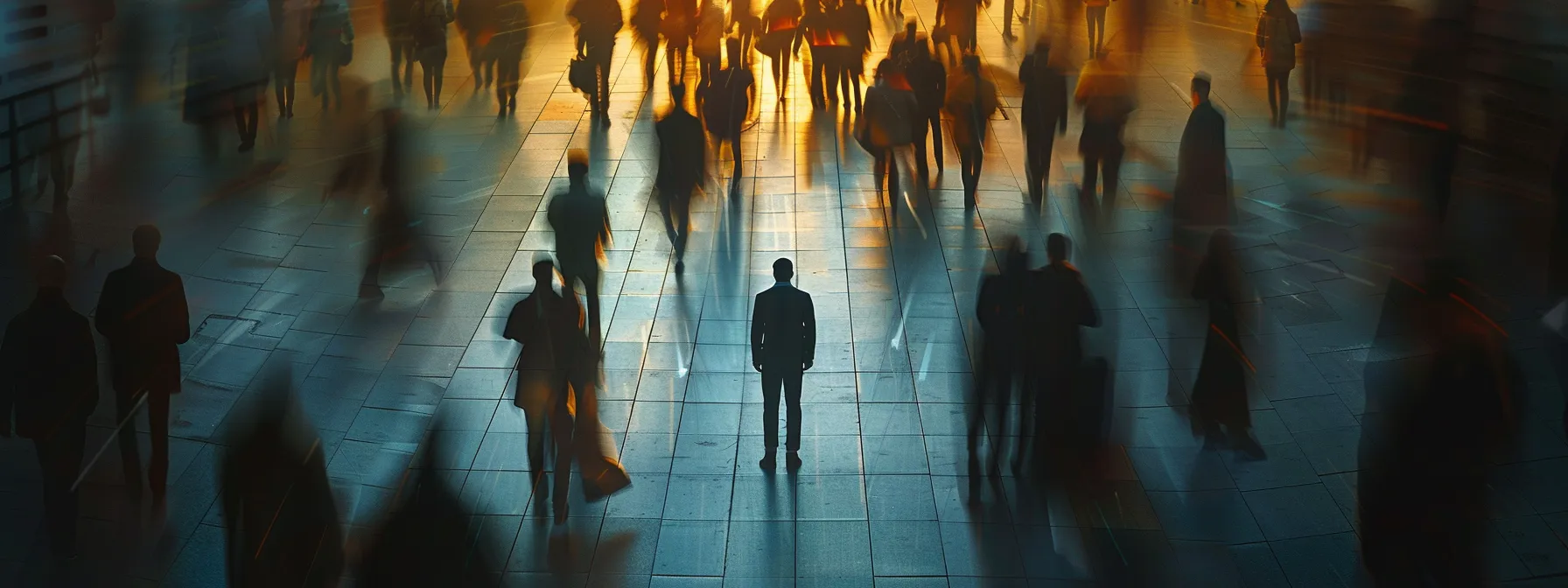 a lone figure standing confidently apart from the crowd, exuding an aura of nonconformity and independence, symbolizing the 'sigma male' concept in modern culture.