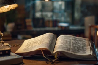 a vintage dictionary open to the page defining "sigma," surrounded by dusty old books in a dimly lit study.