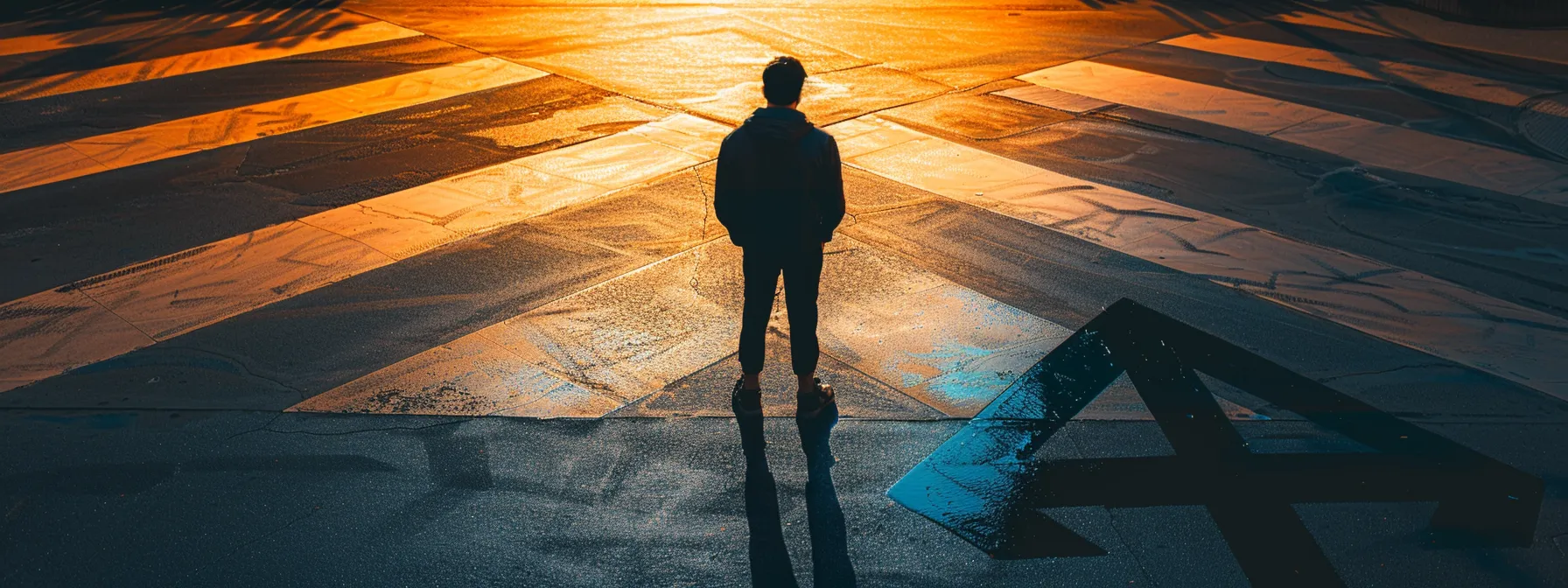 a shadowy figure standing at a crossroads between transparency and anonymity, symbolizing the challenges in blockchain anonymity.