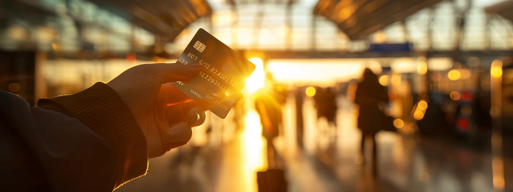 a sleek, modern travel card with limited spending capabilities contrasted with a traditional card with no restrictions, highlighting the differences in financial tools for travel management.