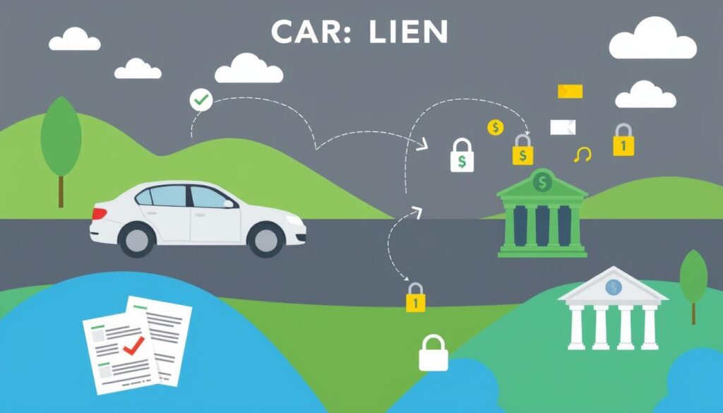 Car Lien Explanation Infographic