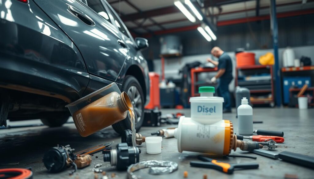 Diesel Fuel Contamination Repair Process