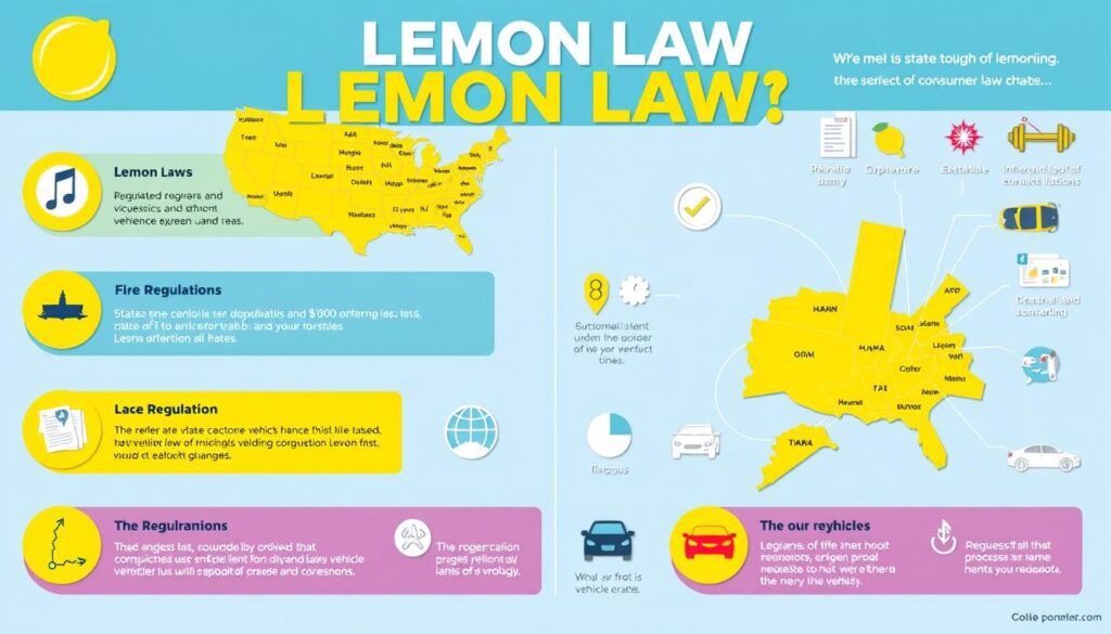 Lemon Law State Variations Infographic