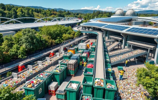 Recycling and waste management infrastructure