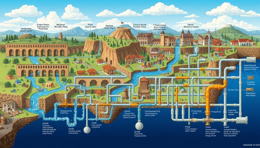 Water Distribution Networks Historical Evolution