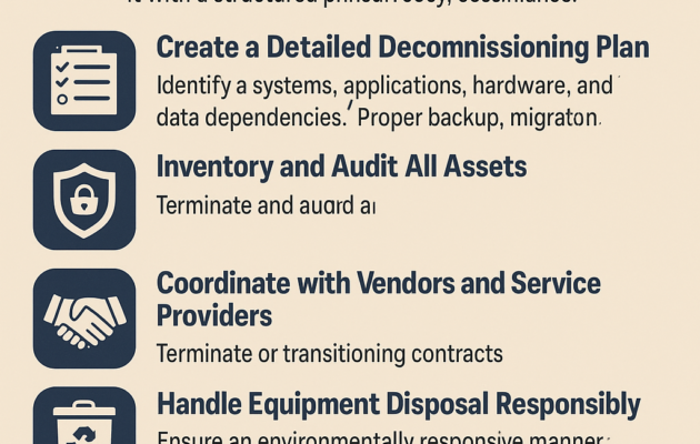 what to know when taking apart a data center