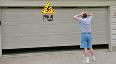 Garage Door During a Power Outage