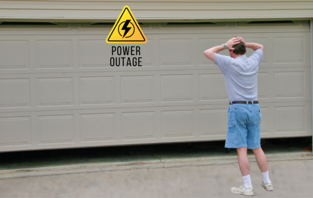 Garage Door During a Power Outage