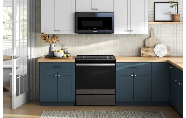 distance between range and microwave