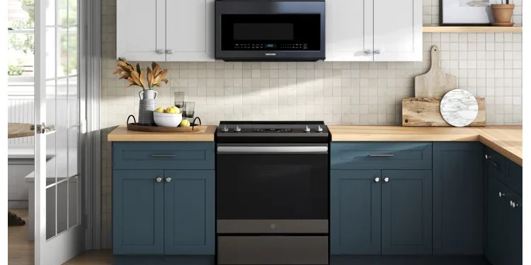 distance between range and microwave