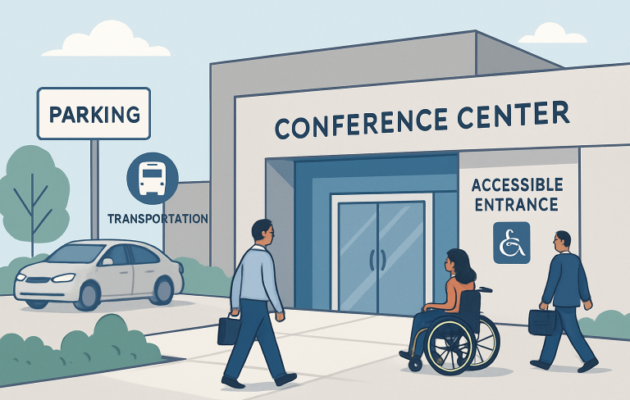 Corporate conference venue selection