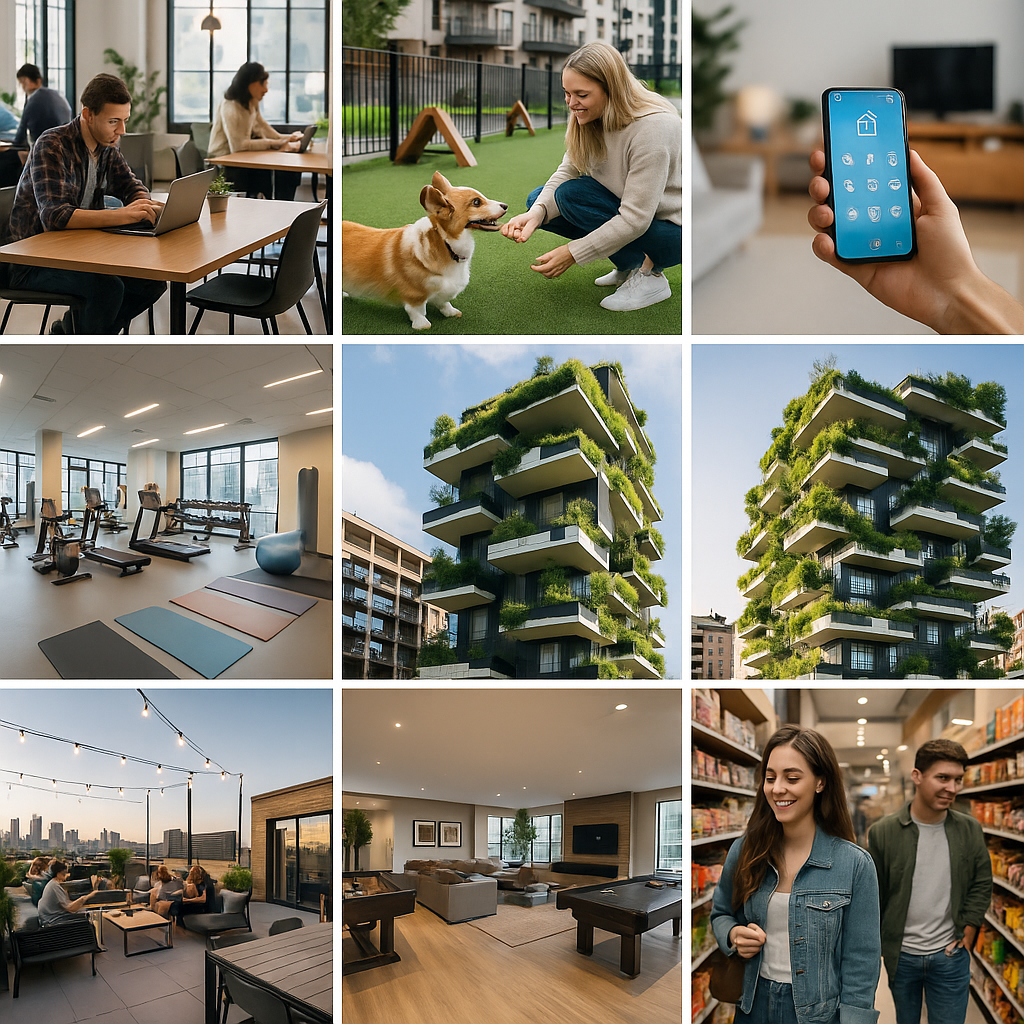 modern apartment amenities