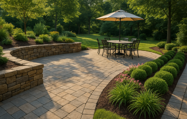 hardscapes in outdoor design