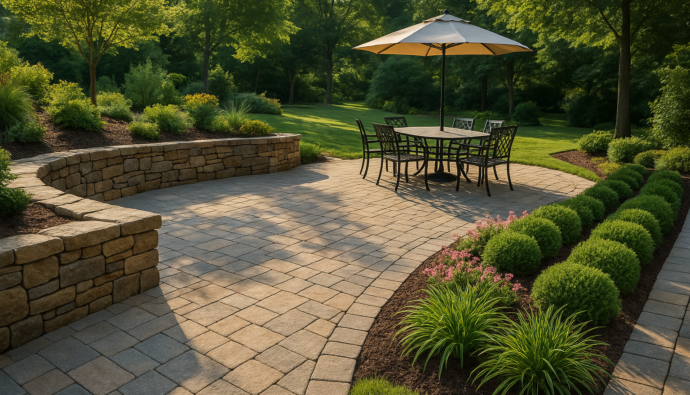 hardscapes in outdoor design