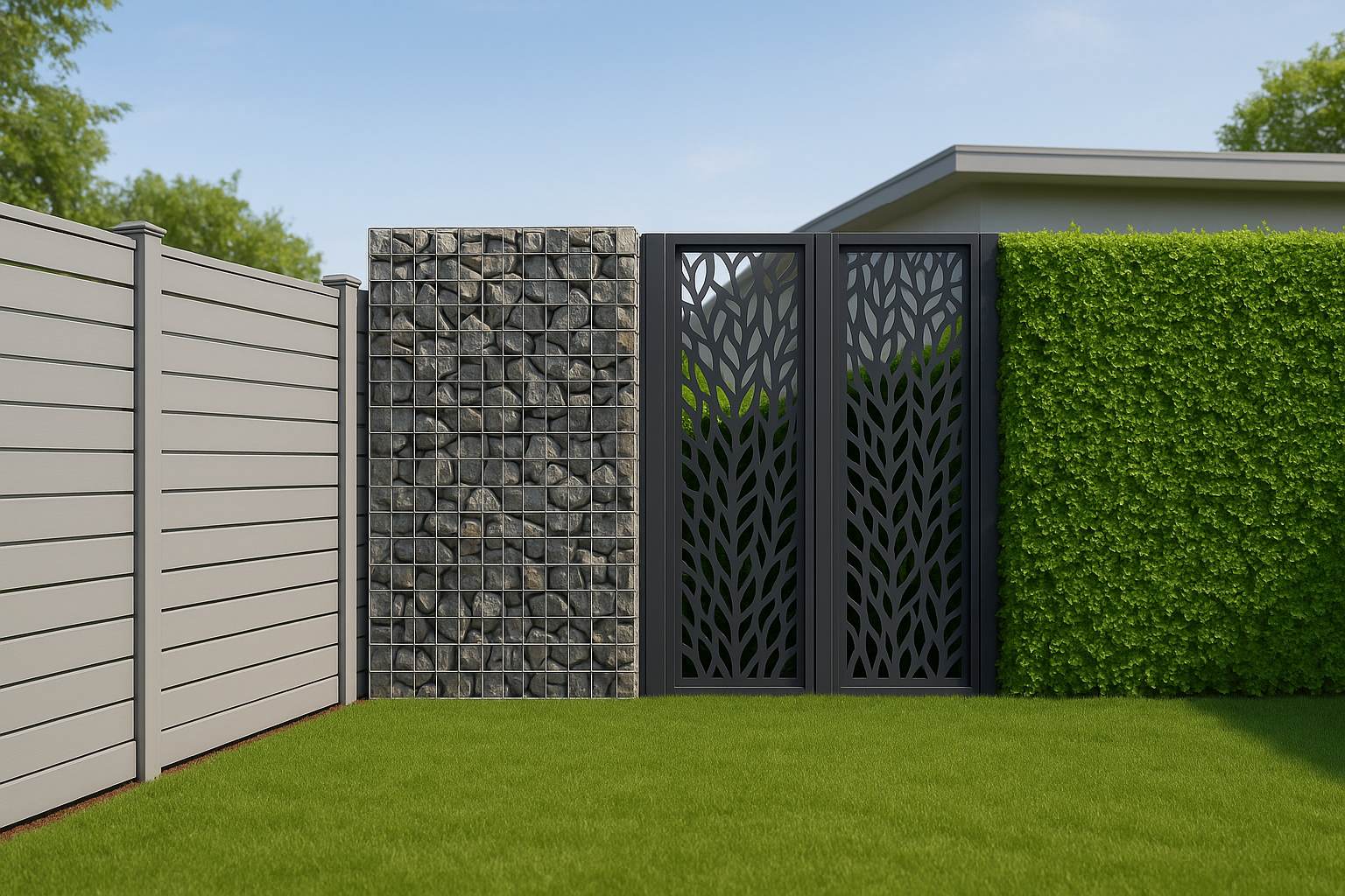 Contemporary fencing options
