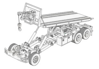 flatbed wrecker truck