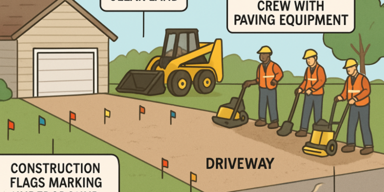 asphalt paving preparation