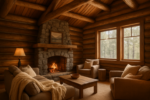 log home interior design