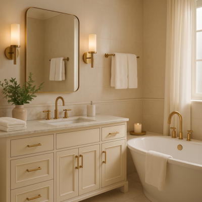 luxury bathroom makeover