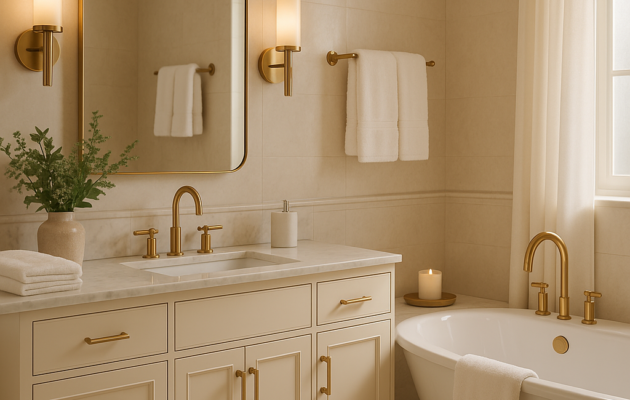 luxury bathroom makeover