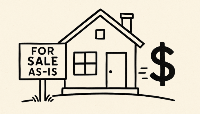 sell house as-is for cash