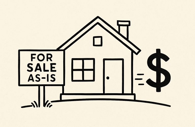 sell house as-is for cash