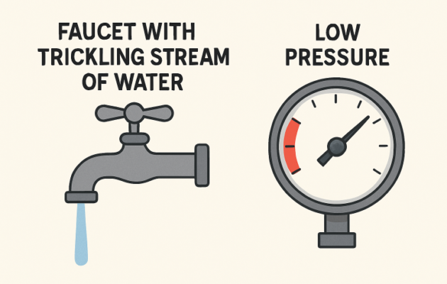 low water pressure