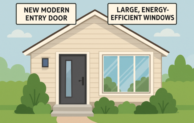 exterior doors and windows