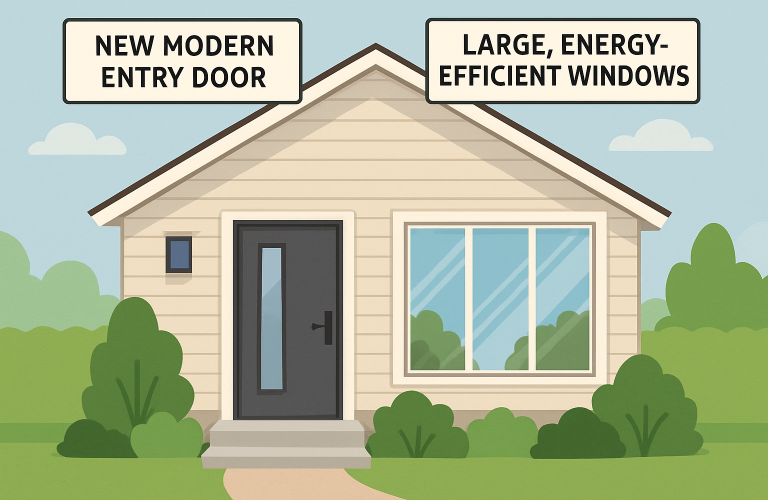 exterior doors and windows
