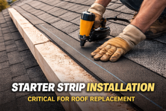 starter strip installation