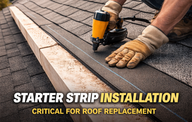starter strip installation