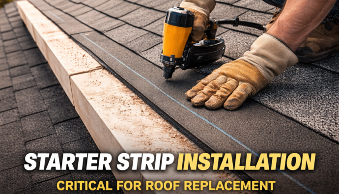starter strip installation