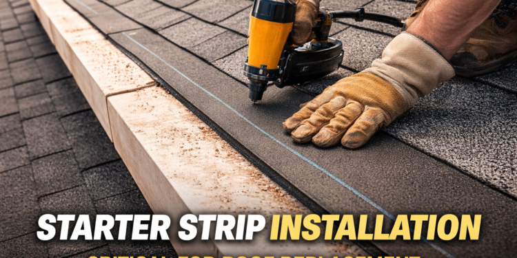 starter strip installation